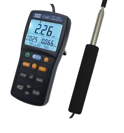 Image for Máy đo gió dây nhiệt TES-1340