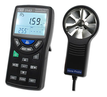 Image for Máy đo gió cánh gạt TES-3143